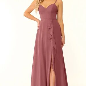 Azazie Naeem Desert Rose Bridesmaid Dress